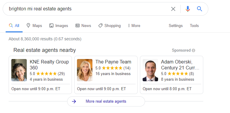 Google Local Services for Real Estate Agents
